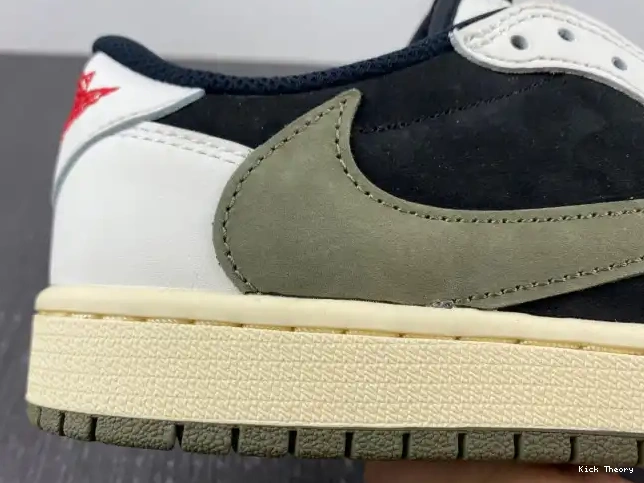 Kicktheory Jordan Travis Olive 1 x Air DZ4137-106 Scott WMNS OG Low 0523